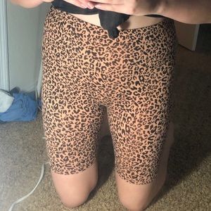 Cheetah Print Biker Shorts